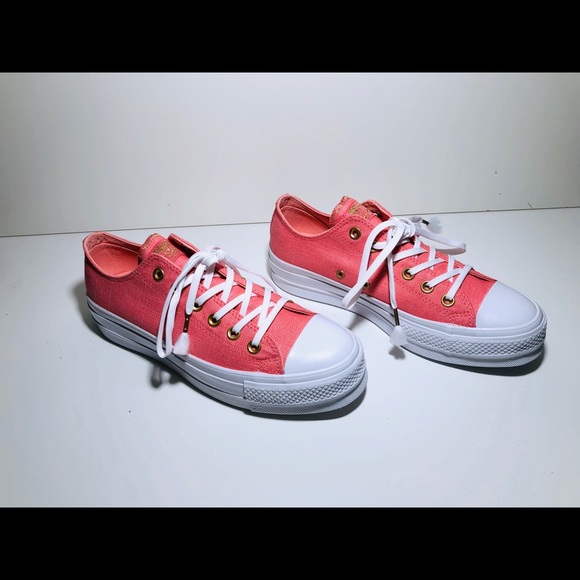 Converse Ctas Platform Lift Pink Driftwood Low Top - Picture 6 of 8